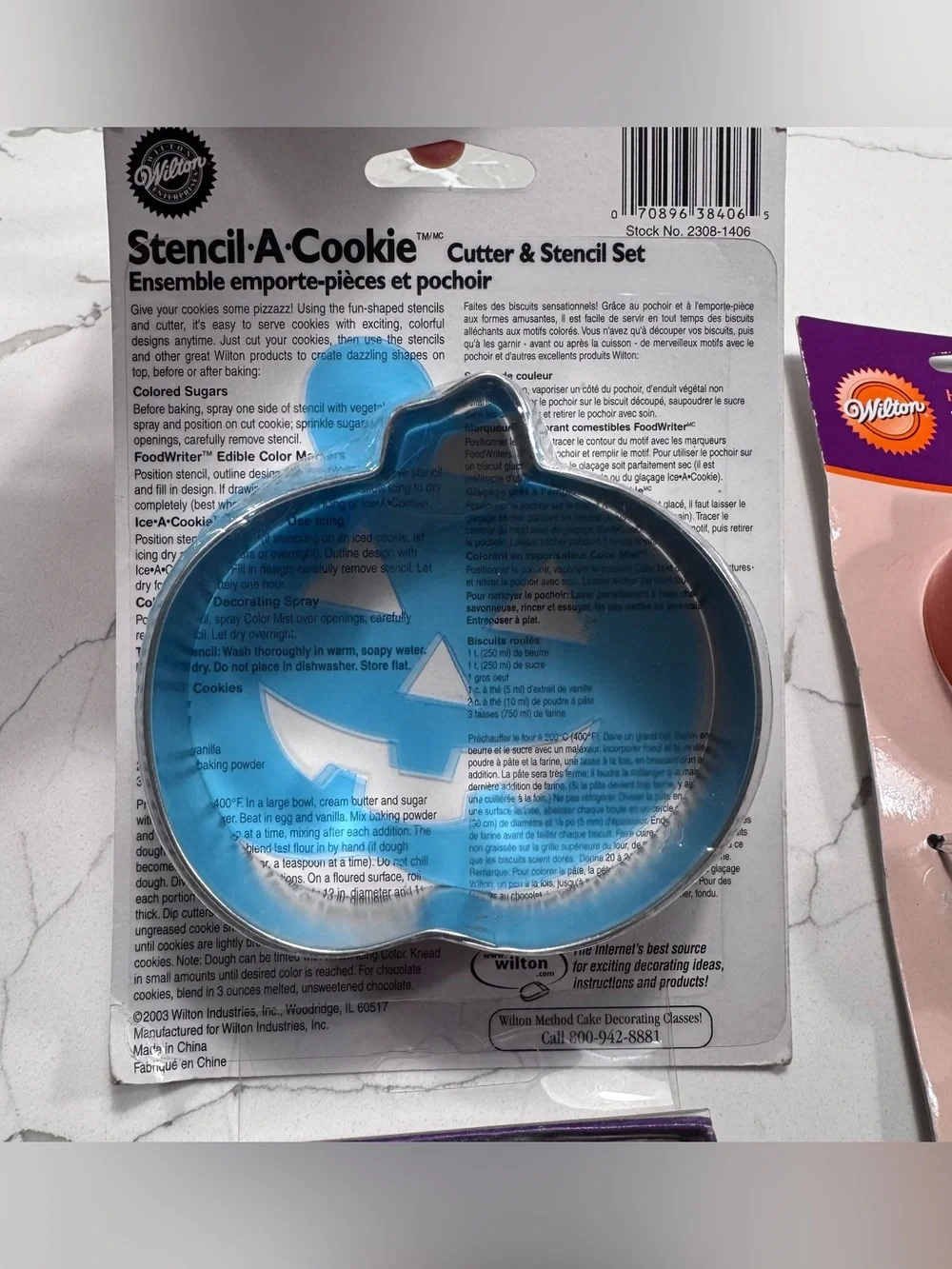 Wilton Halloween Metal Cookie Cutters & Stencil Set Of 3